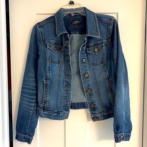 LOFT Classic Blue Denim Jacket